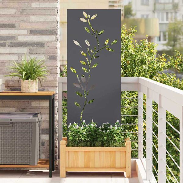 vidaXL Διακοσμητική Πλάκα Κήπου Ανθρακί 50 x 140 cm