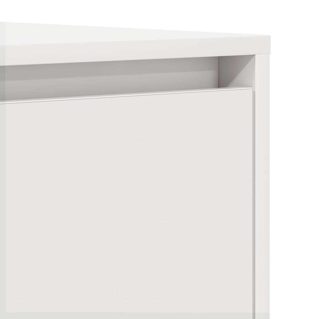vidaXL Κονσόλα Λευκή 120x41x75 εκ. Κατασκευασμένη από Συνθετικό Ξύλο
