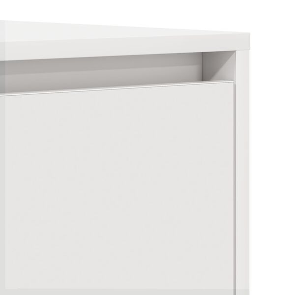 vidaXL Κονσόλα Λευκή 120x41x75 εκ. Κατασκευασμένη από Συνθετικό Ξύλο