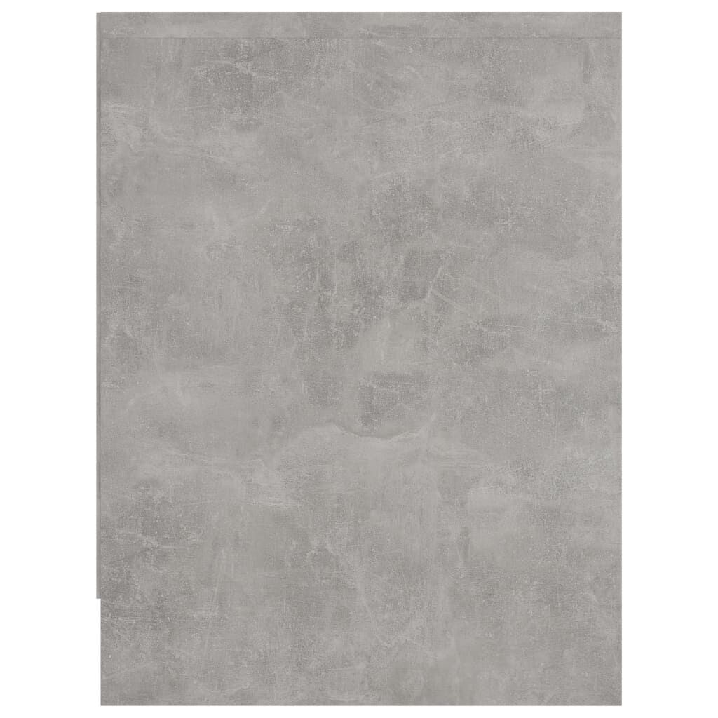 vidaXL Κομοδίνα 2 τεμ. Γκρι Σκυροδέματος 40x30x40 εκ. από Επεξ. Ξύλο