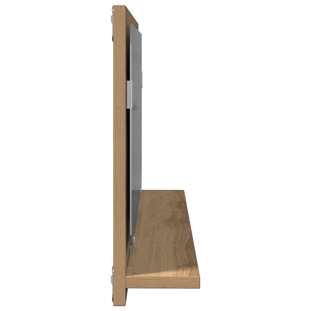 Καθρέφτης μπάνιου vidaXL Artisian Oak 90x10,5x37 εκ. Φτιαγμένος από επεξεργασμένο ξύλο