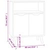 vidaXL Μπουφές Καπνιστή Δρυς 60x30x72 εκ. από Επεξεργασμένο Ξύλο