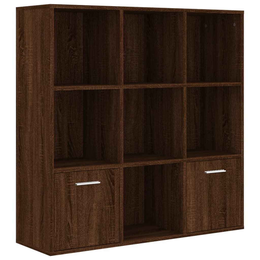 vidaXL Βιβλιοθήκη Καφέ Δρυς 98 x 30 x 98 εκ.
