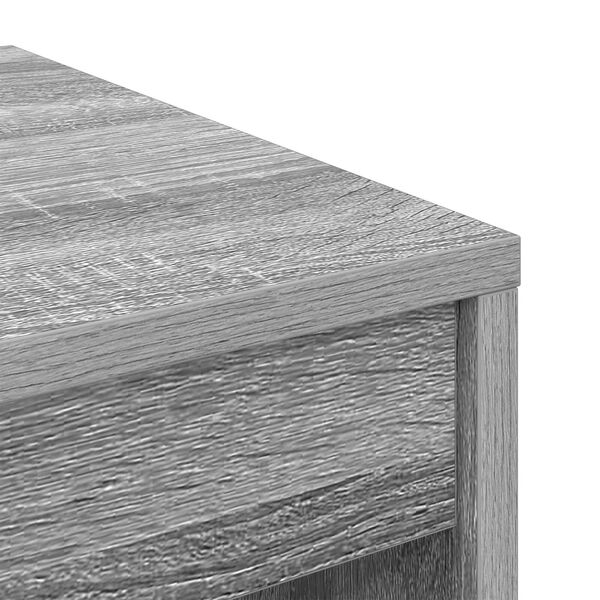 vidaXL Γραφείο Γκρι sonoma 60 x 40 x 76 εκ. Επεξεργασμένο ξύλο