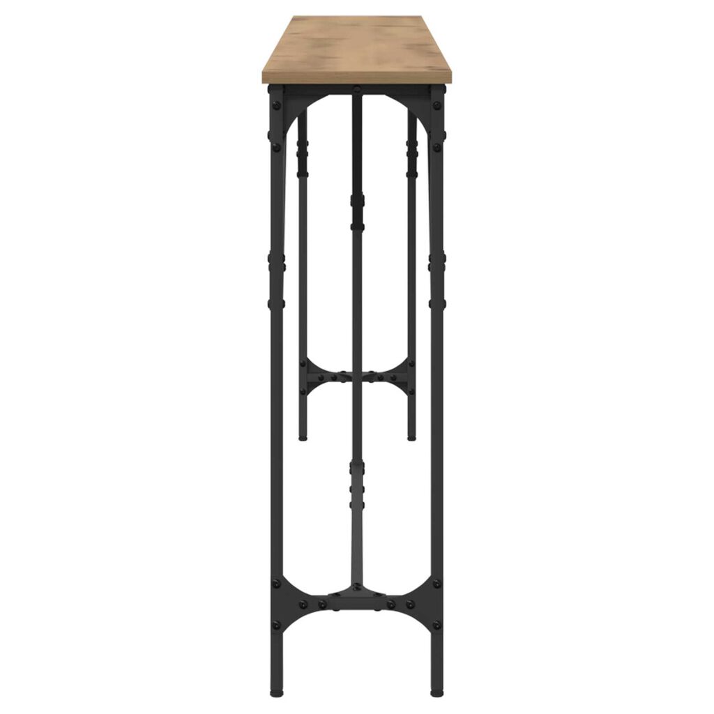 vidaXL Κονσόλα Δρυός 180x23x75 εκ. Τεχνικώς Επεξεργασμένο Ξύλο