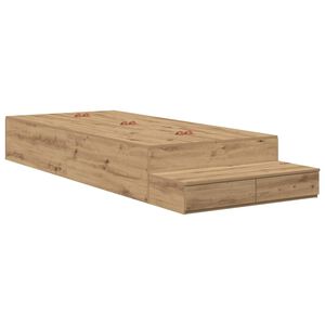 vidaXL &Kappa;&rho;&epsilon;&beta;ά&tau;&iota; &mu;&epsilon; &alpha;&pi;&omicron;&theta;&eta;&kappa;&epsilon;&upsilon;&tau;&iota;&kappa;ό &chi;ώ&rho;&omicron; &mu;&epsilon; &sigma;&upsilon;&rho;&tau;ά&rho;&iota; Artisan Oak 90 cm