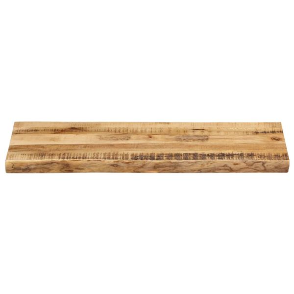 vidaXL Επιφάνεια Τραπεζιού 90x40x3,8 εκ. Live Edge Μασίφ Ξύλο Μάνγκο