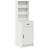 vidaXL Highboard &Lambda;&epsilon;&upsilon;&kappa;ό 40 x 40,5 x 135 &epsilon;&kappa;. &Epsilon;&pi;&epsilon;&xi;&epsilon;&rho;&gamma;&alpha;&sigma;&mu;έ&nu;&omicron; &xi;ύ&lambda;&omicron;