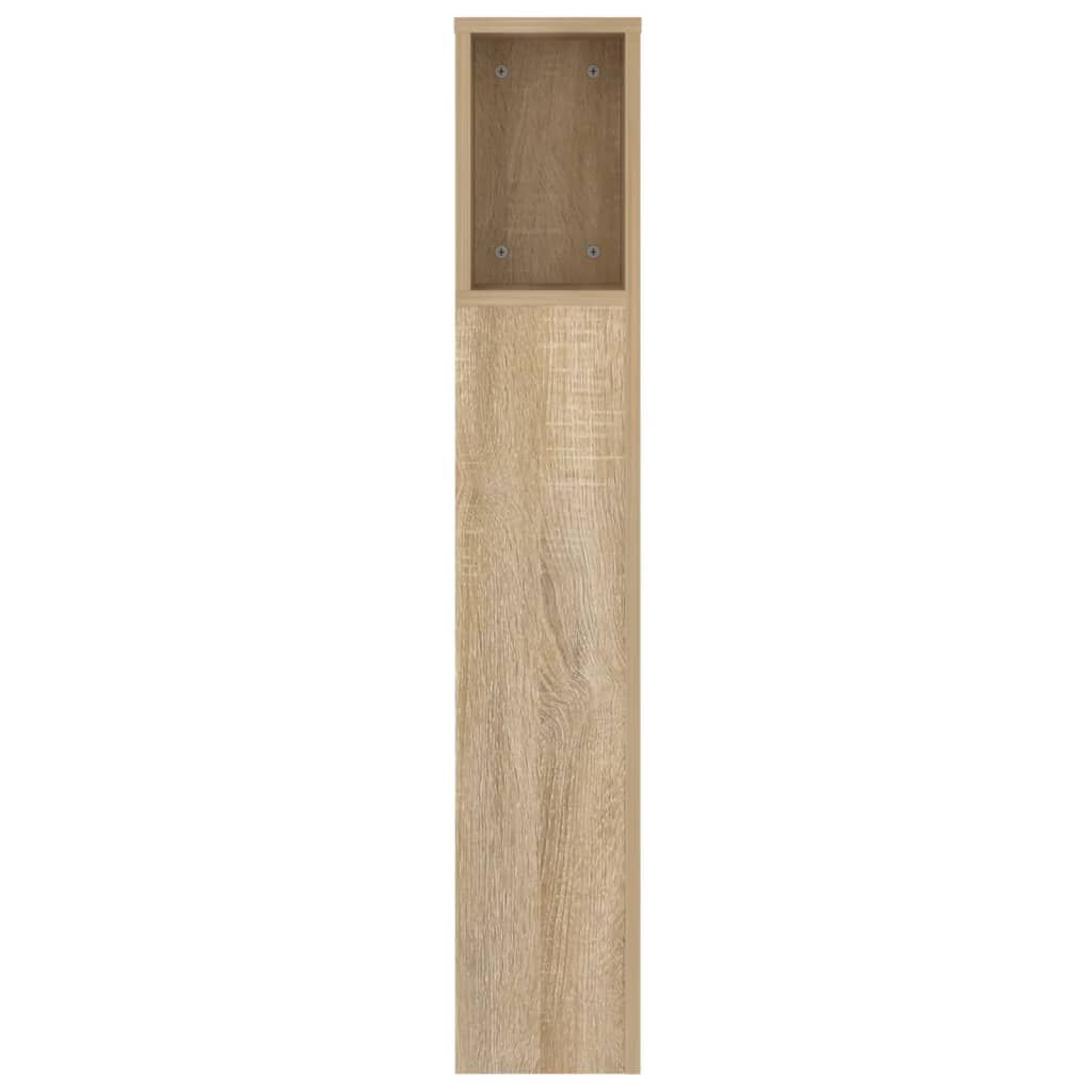vidaXL Κεφαλάρι Με Αποθηκευτικό Χώρο Sonoma Δρυς 140x18,5x104,5 εκ.