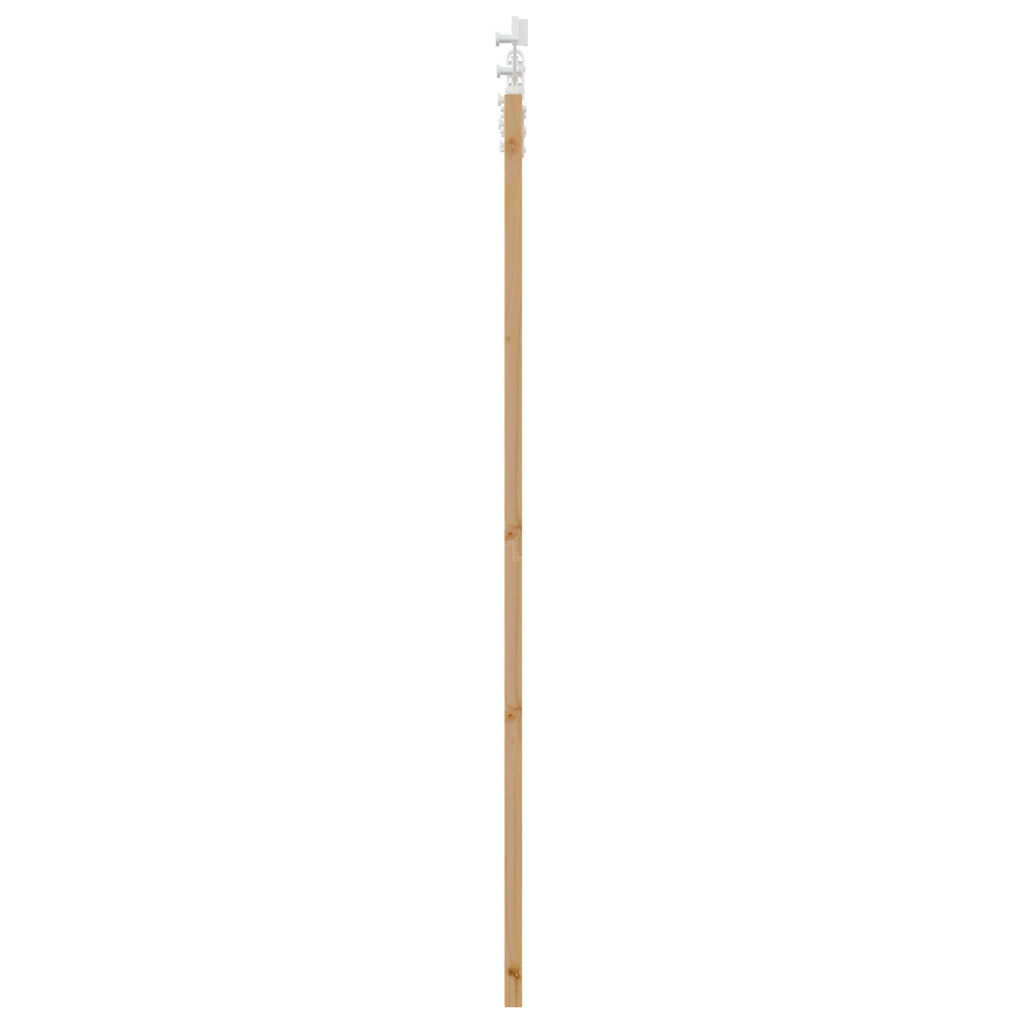 vidaXL Συρόμενη Πόρτα με Σετ Εξαρτημάτων 61x198.5 εκ Μασίφ Ξύλο Πεύκου, vidaXL Εσωτερική Πόρτα 'ORKDAL'61x198.5 εκ Μασίφ Ξύλο Πεύκου
