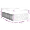 vidaXL &Kappa;&rho;&epsilon;&beta;ά&tau;&iota; Boxspring &mu;&epsilon; &Sigma;&tau;&rho;ώ&mu;&alpha; &Alpha;&nu;&omicron;&iota;&chi;&tau;ό &Gamma;&kappa;&rho;&iota; 120x190 &epsilon;&kappa;. &Upsilon;&phi;&alpha;&sigma;&mu;ά&tau;&iota;&nu;&omicron;