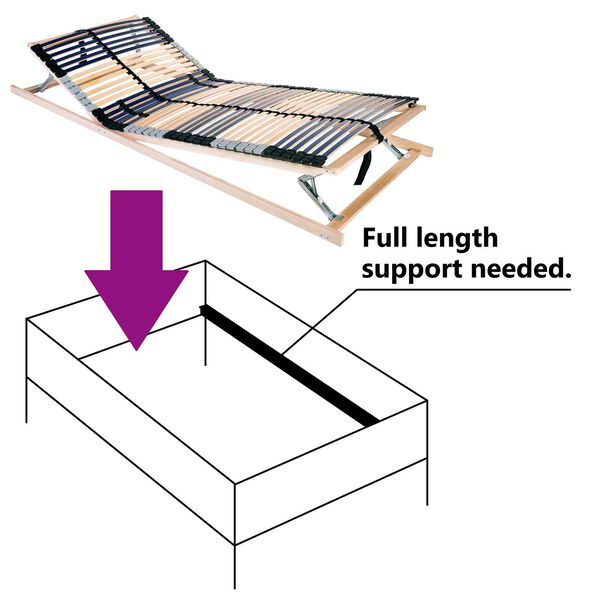 vidaXL Βάση κρεβατιού με λάμες Καφέ 90 x 190 cm Στερεό Ξύλο Μηλιάς