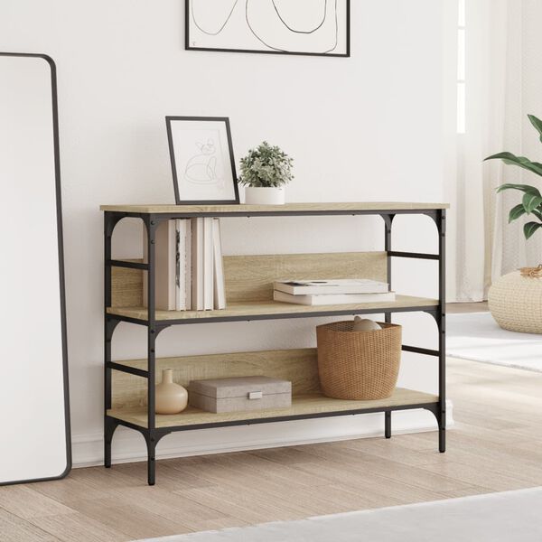 vidaXL &Tau;&rho;&alpha;&pi;έ&zeta;&iota; &Kappa;&omicron;&nu;&sigma;ό&lambda;&alpha; Sonoma &Delta;&rho;&upsilon;&sigmaf; 100x32x75 &epsilon;&kappa;. &Epsilon;&pi;&epsilon;&xi;&epsilon;&rho;&gamma;&alpha;&sigma;&mu;έ&nu;&omicron; &Xi;ύ&lambda;&omicron;