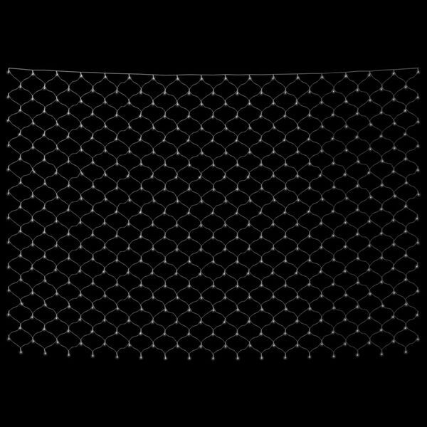 vidaXL Χριστουγ. Φωτάκια Δίχτυ Ψυχρό Λευκό Εσ./Εξ. Χώρου 3x3μ. 306 LED