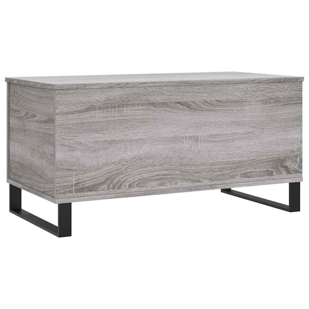 vidaXL Τραπεζάκι Σαλονιού Γκρι Sonoma 90x44,5x45 εκ.Επεξεργασμένο Ξύλο