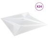 vidaXL &Pi;ά&nu;&epsilon;&lambda; &tau;&omicron;ί&chi;&omicron;&upsilon; &Alpha;&sigma;&tau;έ&rho;&iota; 24 pcs Ά&sigma;&pi;&rho;&omicron; &Alpha;&sigma;&tau;έ&rho;&iota; 50 x 50 cm &Phi;&epsilon;&lambda;&iota;&zeta;ό&lambda; XPS