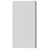 vidaXL Κρεμαστό Γυάλινο Ντουλάπι "Lyon" Γκρι Sonoma 40x31x60 εκ. από Τεχνητό Ξύλο