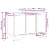 vidaXL Ντουλάπι Λεκάνης Παλιό Ξύλο 91 x 35 x 60 εκ Επεξεργασμένο ξύλο