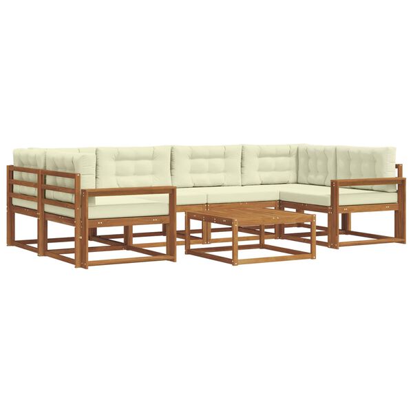 vidaXL &Sigma;&epsilon;&iota;&rho;ά &Kappa;&alpha;&nu;&alpha;&pi;έ &Epsilon;&xi;&omega;&tau;&epsilon;&rho;&iota;&kappa;&omicron;ύ &mu;&epsilon; &mu;&alpha;&xi;&iota;&lambda;ά&rho;&iota; 7 pcs &Phi;&upsilon;&sigma;&iota;&kappa;ό &kappa;&alpha;&iota; &Kappa;&rho;έ&mu;&alpha;