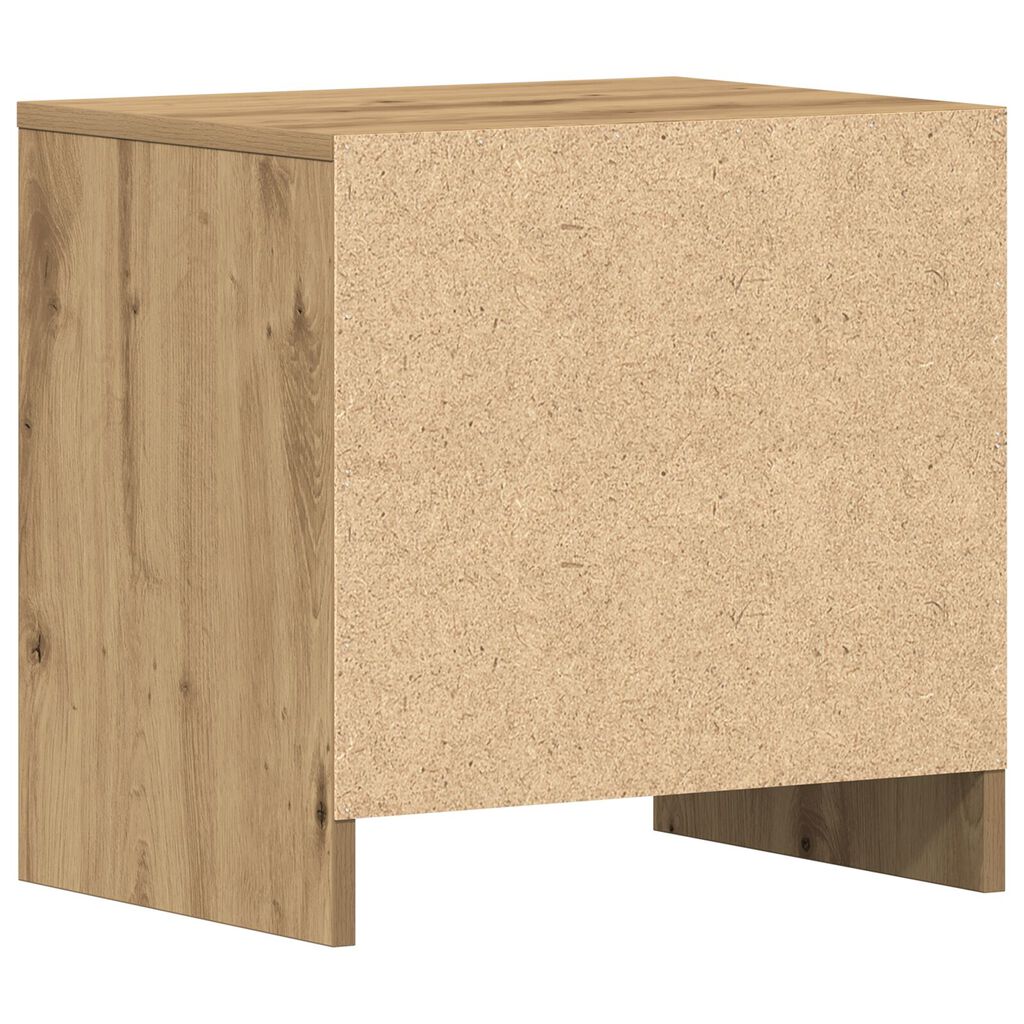 vidaXL Κομοδίνο 2 τεμ Καλλιτεχνική Δρυς 45x34x44,5 εκ Επεξεργασμένο ξύλο