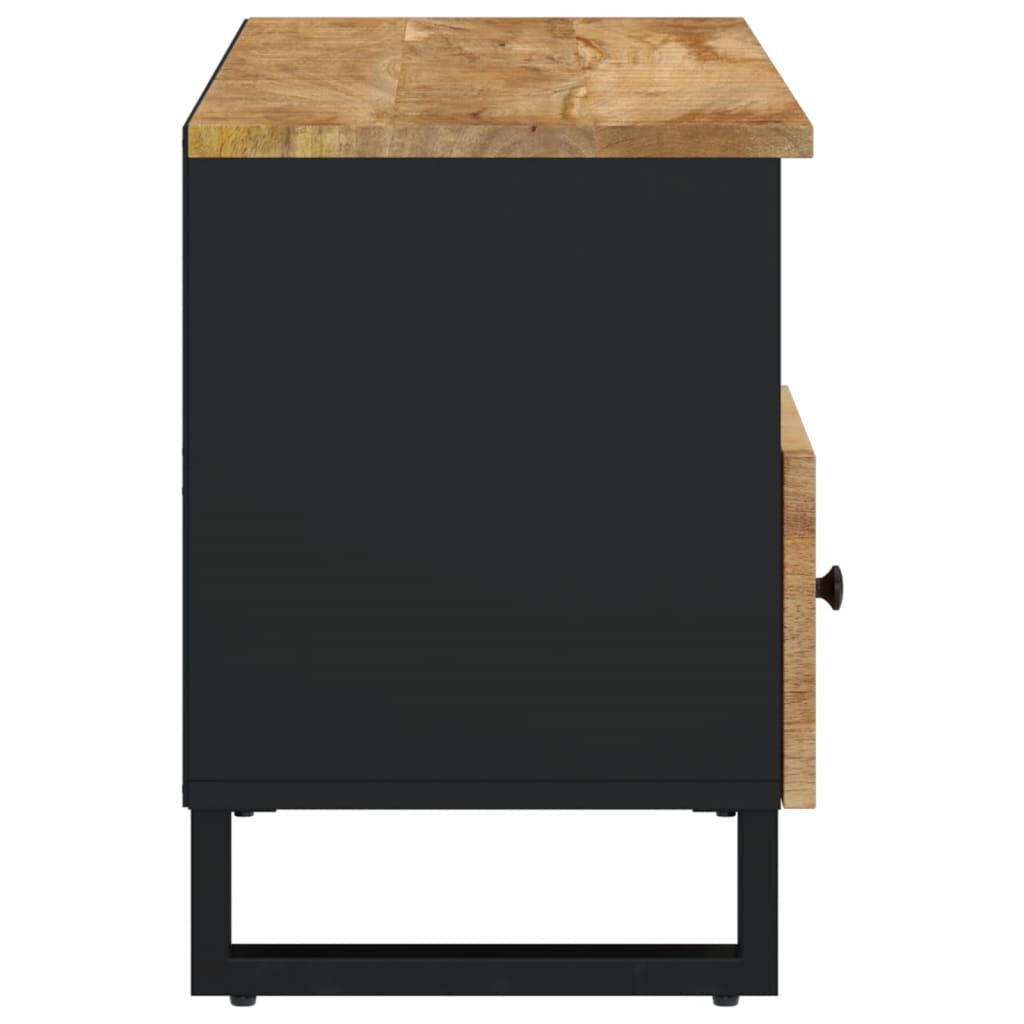vidaXL Έπιπλο Τηλεόρασης 100x33x46 εκ. Μασίφ Ξύλο Μάνγκο & Επεξ. Ξύλο