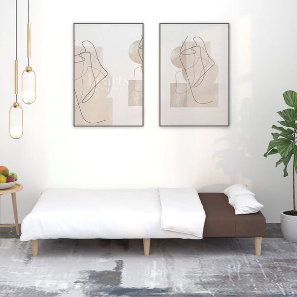 vidaXL &Kappa;&alpha;&nu;&alpha;&pi;έ&sigmaf; &Kappa;&rho;&epsilon;&beta;ά&tau;&iota; &Delta;&iota;&theta;έ&sigma;&iota;&omicron;&sigmaf; Taupe &Upsilon;&phi;&alpha;&sigma;&mu;ά&tau;&iota;&nu;&omicron;&sigmaf;