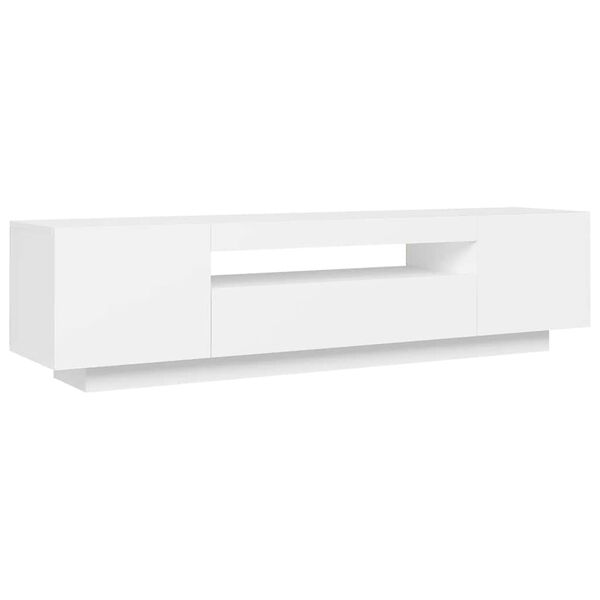 vidaXL Έπιπλο Τηλεόρασης με LED Γκρι 160x35x40 εκ.