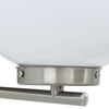 vidaXL Εξωτερικά Φωτιστικά Τοίχου 2 pcs Ασημί 29 x 25 x 33 εκ.