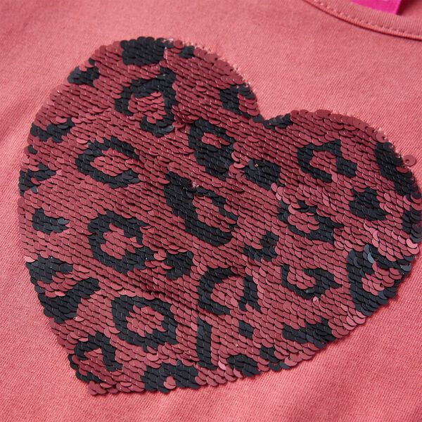 Μπλουζάκι Παιδικό Μακρυμάνικο Παλαιωμένο Ροζ 92