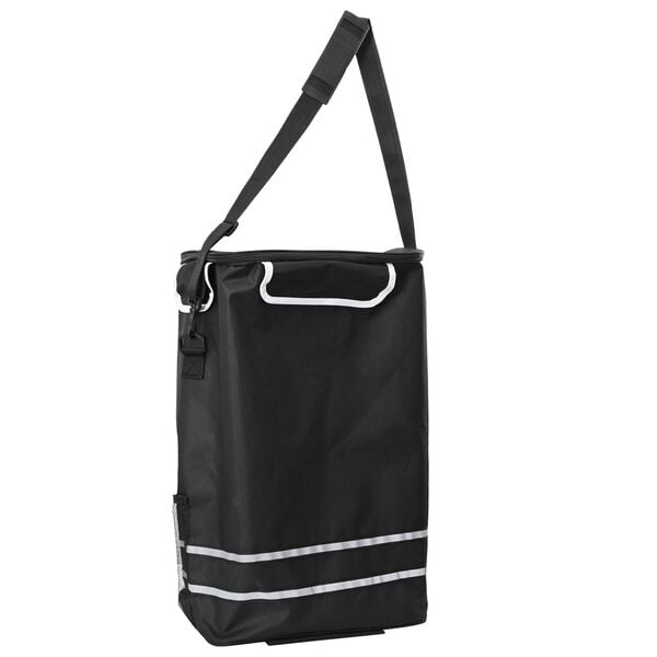 vidaXL Καρότσι Αγορών Μαύρο 47 x 39 x 100.5 εκ. Ύφασμα Oxford