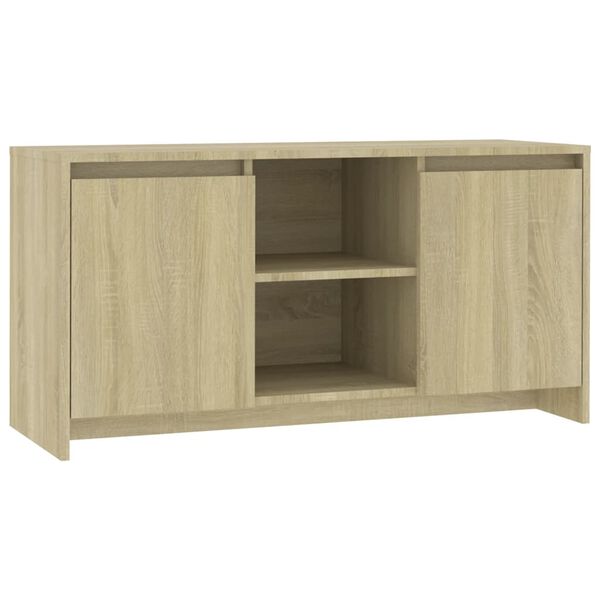 vidaXL Έπιπλο Τηλεόρασης Sonoma Δρυς 102x37,5x52,5 εκ. Επεξεργ. Ξύλο