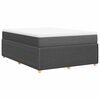 vidaXL &Kappa;&rho;&epsilon;&beta;ά&tau;&iota; Boxspring &mu;&epsilon; &Sigma;&tau;&rho;ώ&mu;&alpha; &Sigma;&kappa;&omicron;ύ&rho;&omicron; &Gamma;&kappa;&rho;&iota; 140x190 &epsilon;&kappa;. &Upsilon;&phi;&alpha;&sigma;&mu;ά&tau;&iota;&nu;&omicron;