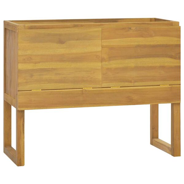 vidaXL Έπιπλο Μπάνιου 90 x 40 x 75,5 εκ. από Μασίφ Ξύλο Teak