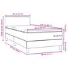 vidaXL Box Spring &kappa;&rho;&epsilon;&beta;ά&tau;&iota; &mu;&epsilon; &sigma;&tau;&rho;ώ&mu;&alpha; &rho;&omicron;&zeta; 80x210 &epsilon;&kappa;. &Beta;&epsilon;&lambda;&omicron;ύ&delta;&iota;&nu;&omicron;