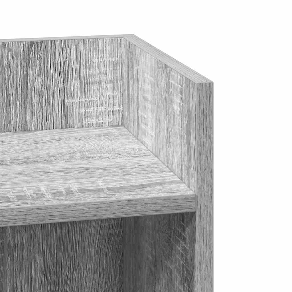 vidaXL Τραπεζάκια 2 τεμ. με ράφι Γκρι Sonoma 25,5x27x60 εκ.