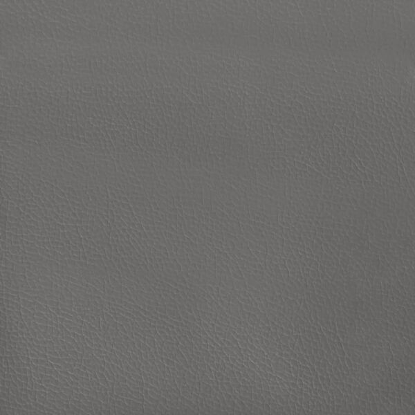 vidaXL Κεφαλάρι με Πτερύγια Γκρι 183x23x118/128 εκ.Συνθετικό Δέρμα