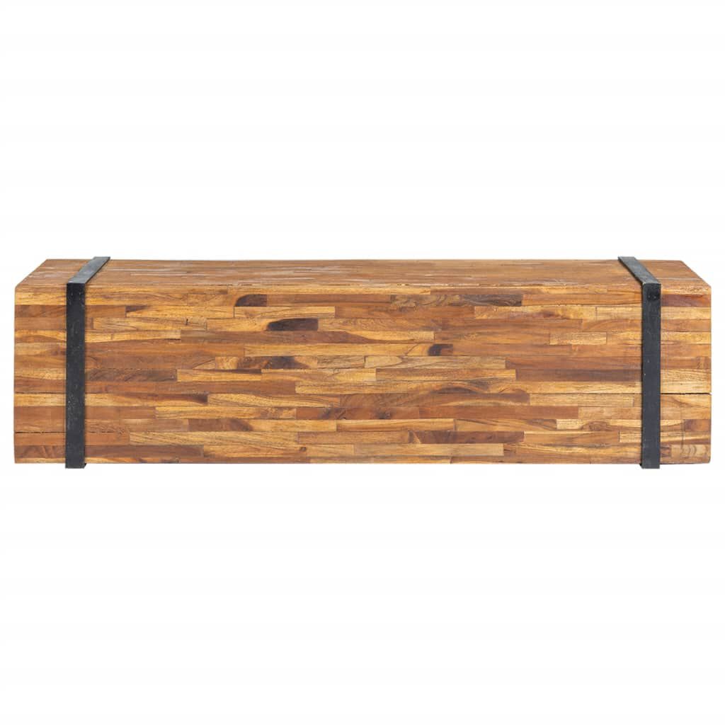vidaXL Έπιπλο Τηλεόρασης 110 x 30 x 32,5 εκ. από Μασίφ Ξύλο Teak