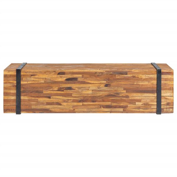 vidaXL Έπιπλο Τηλεόρασης 110 x 30 x 32,5 εκ. από Μασίφ Ξύλο Teak