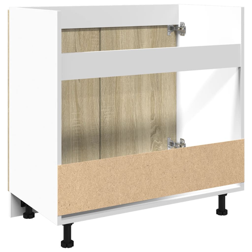 vidaXL Κάτω Ντουλάπι Lyon Sonoma Δρυς 80 x 46 x 81,5 εκ. Επεξ. Ξύλο