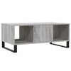 vidaXL Τραπεζάκι Σαλονιού Γκρι Sonoma 90x50x36,5εκ. Επεξεργασμένο Ξύλο