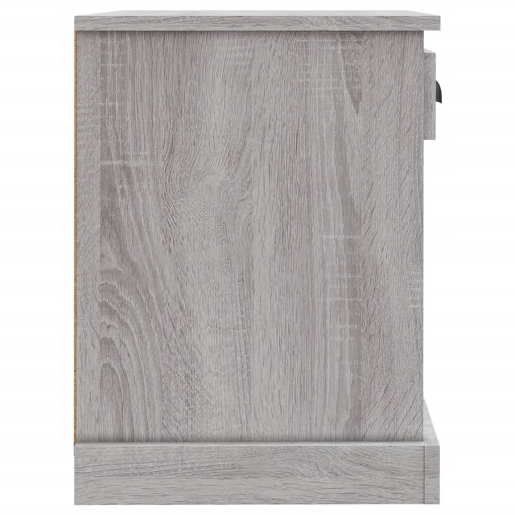 vidaXL Κομοδίνα 2 Τεμ. Γκρι Sonoma 43x36x50 εκ.