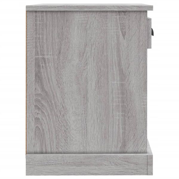 vidaXL Κομοδίνα 2 Τεμ. Γκρι Sonoma 43x36x50 εκ.