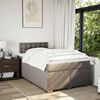 vidaXL &Kappa;&rho;&epsilon;&beta;ά&tau;&iota; Boxspring &mu;&epsilon; &Sigma;&tau;&rho;ώ&mu;&alpha; Taupe 120x190 &epsilon;&kappa;. &Upsilon;&phi;&alpha;&sigma;&mu;ά&tau;&iota;&nu;&omicron;