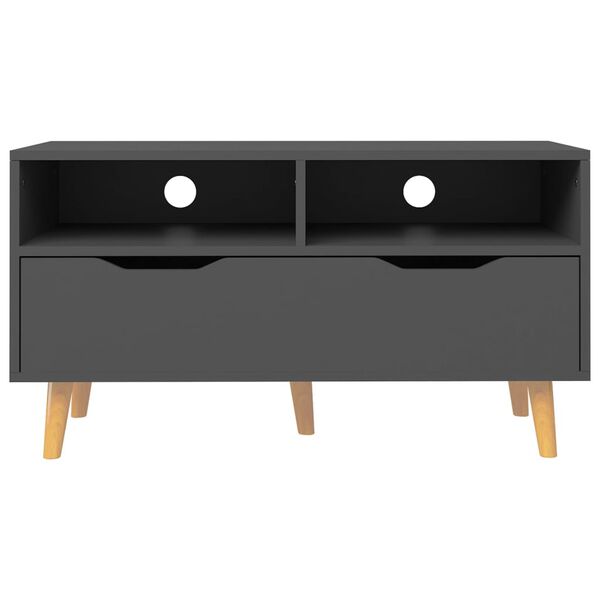 vidaXL Έπιπλο Τηλεόρασης Γκρι 90x40x48,5 εκ. από Επεξεργασμένο Ξύλο