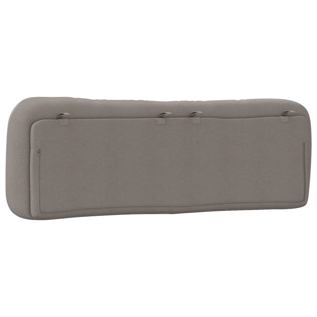 vidaXL Μαξιλάρι για Κεφαλάρι Taupe 160 εκ. Υφασμάτινο