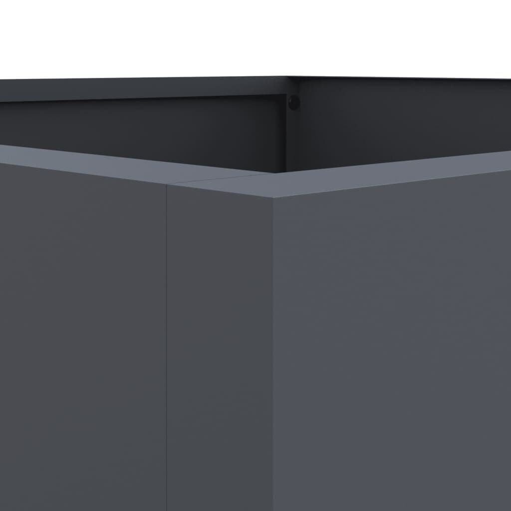 vidaXL Ζαρντινιέρα Ανθρακί 52x48x75 εκ. από Χάλυβα