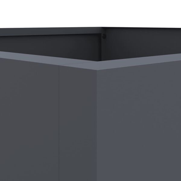 vidaXL Ζαρντινιέρα Ανθρακί 52x48x75 εκ. από Χάλυβα