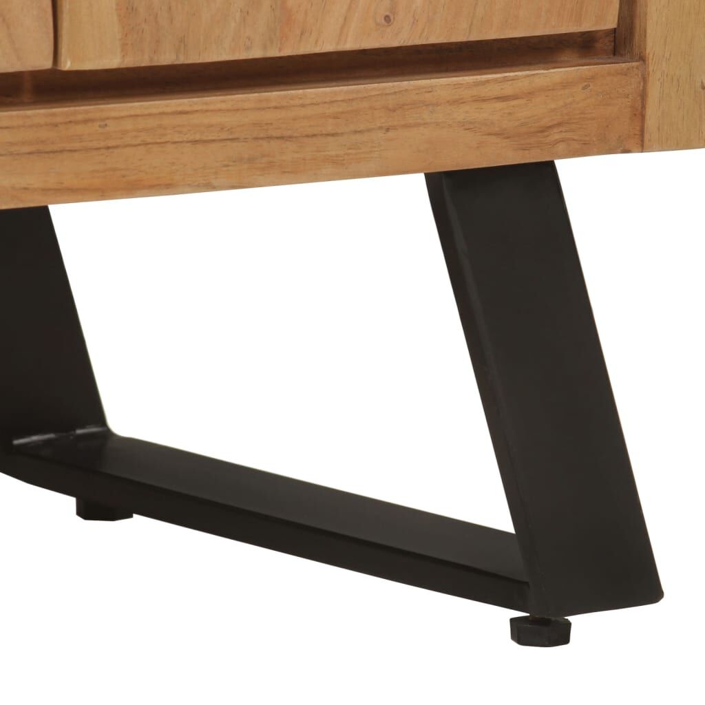 vidaXL Ντουλάπι με 2 Πόρτες 55 x 36 x 72 εκ. από Μασίφ Ξύλο Ακακίας
