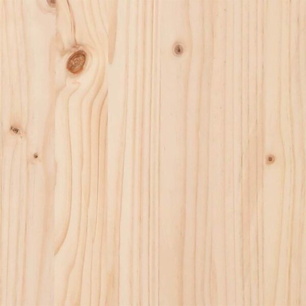 vidaXL Σκελετός Κρεβατιού Καφέ 75 x 190 cm Μασίφ ξύλο πεύκου