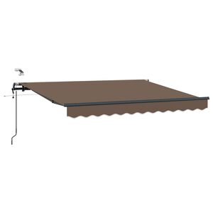 vidaXL Ύ&phi;&alpha;&sigma;&mu;&alpha; &Omicron;&mu;&pi;&rho;έ&lambda;&alpha;&sigmaf; Taupe 500 x 350 &epsilon;&kappa; &Pi;&omicron;&lambda;&upsilon;&epsilon;&sigma;&tau;έ&rho;&alpha;&sigmaf;